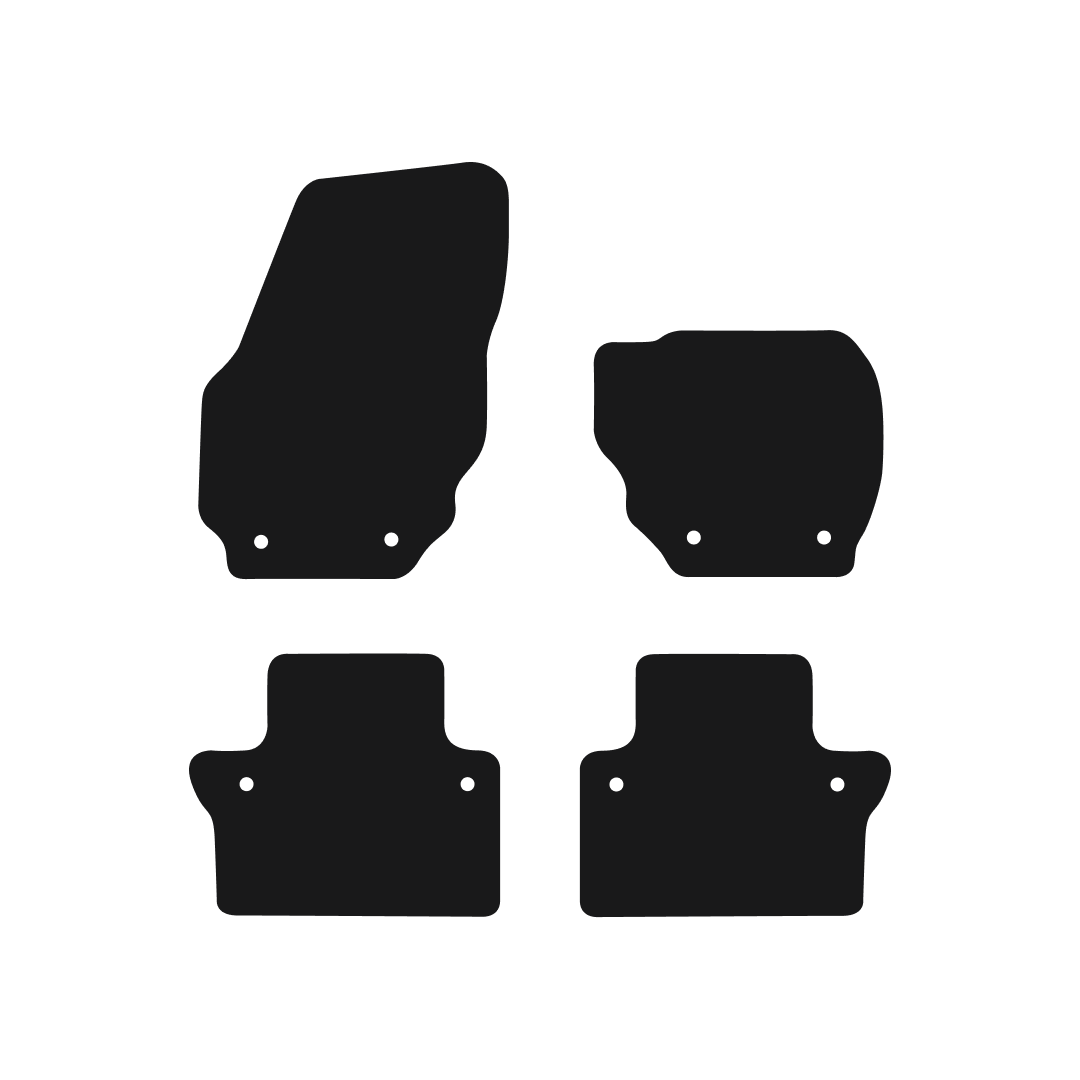 Volvo S80 (2006-2016) Car Mats Mat Shape