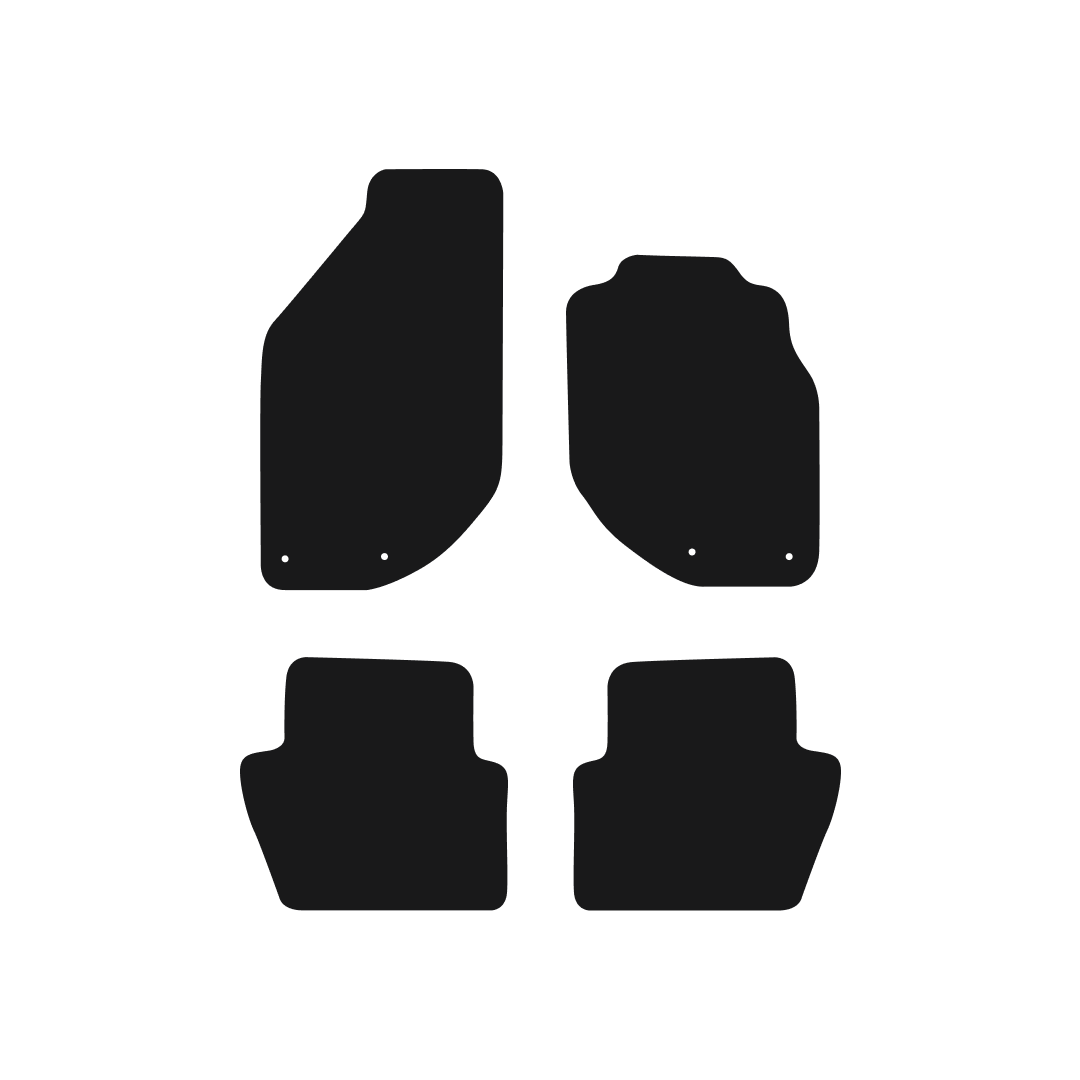 Volvo V70 (1996-2001) Car Mats Mat Shape