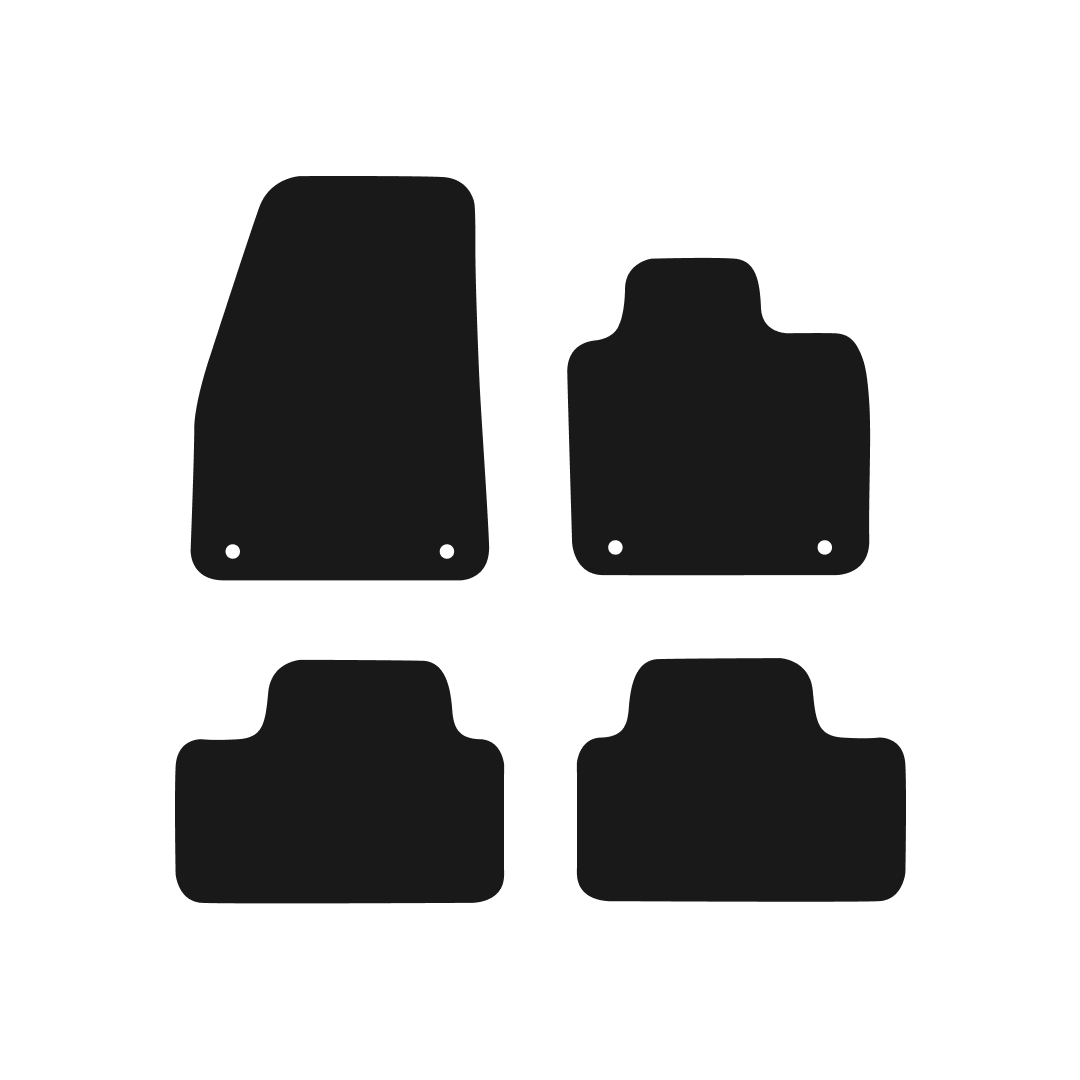 Volvo XC40 Automatic (2018-2024) Car Mats Mat Shape