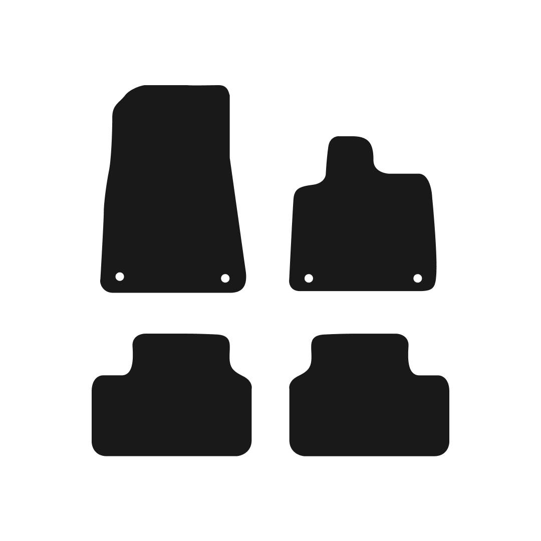 Volvo XC40 Electric (2019-2024) Car Mats Mat Shape