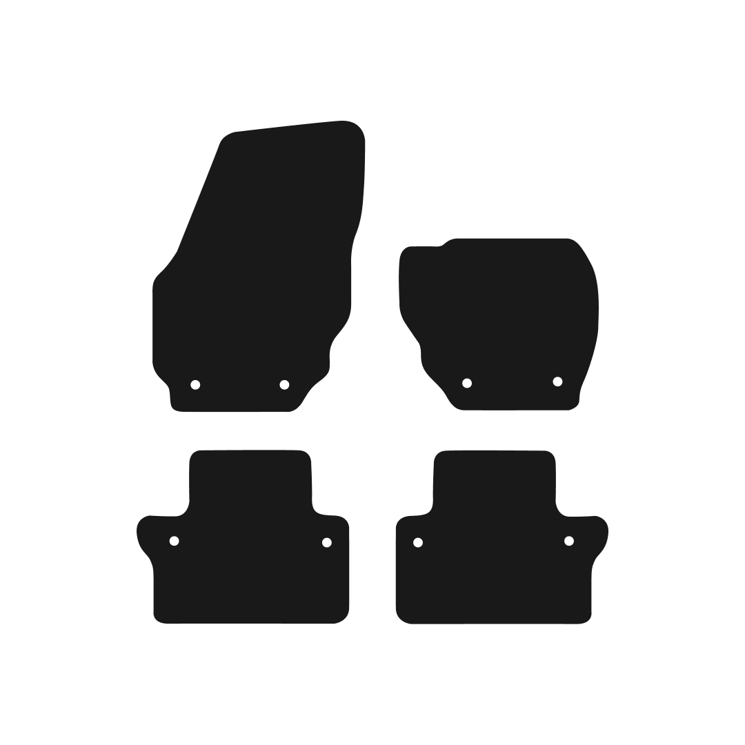 Volvo XC70 Automatic (2007-2022) Car Mats Mat Shape