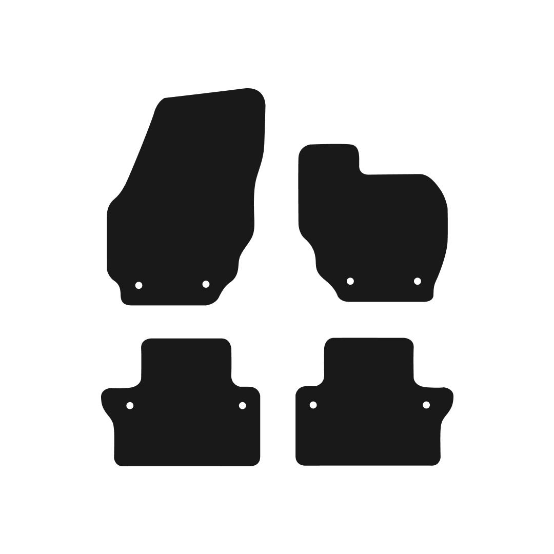 Volvo XC70 Manual (2007-2022) Car Mats Mat Shape